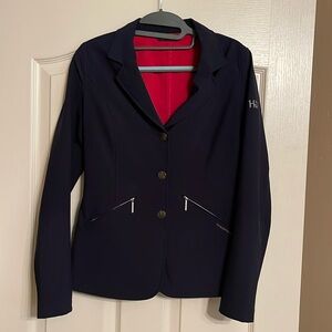 Ladies Navy Horseware Equestrian Competition Coat